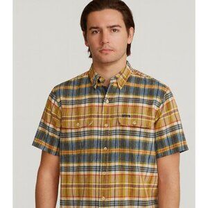 Polo Ralph Lauren Men’s Plaid Short Sleeve Button Down Shirt Size L